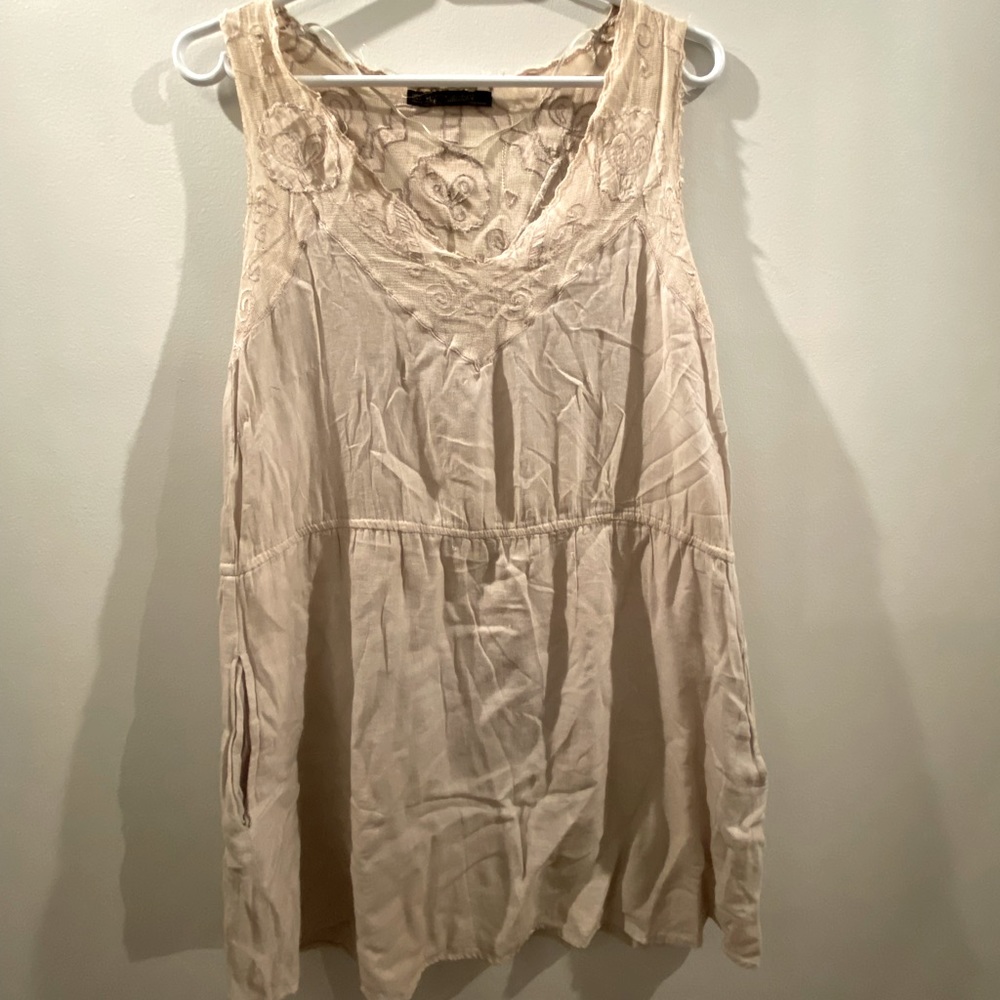 Zara trf Collection Linen Dress